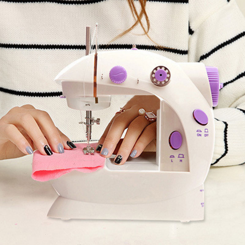 Machines Needlework Sewing Mini Stitch Sew Portable Cordless Clothes Handheld Fabrics Electrec Sewing Machine Stitch Set