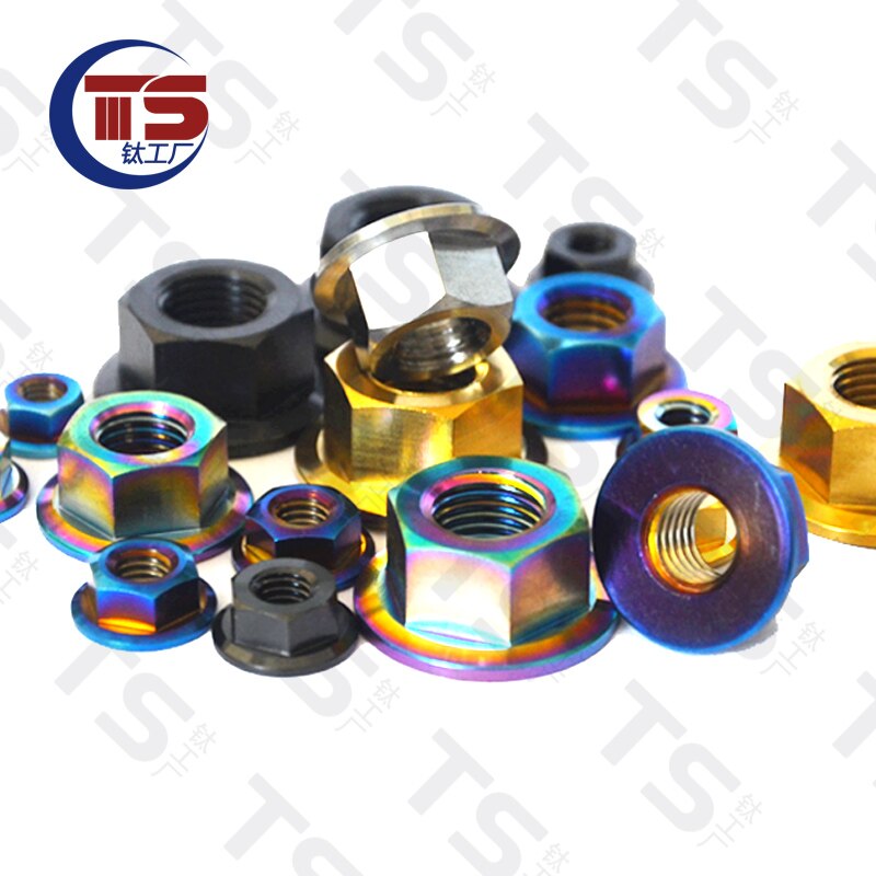 Ts Titanium Bolt M8X15/20/25/30/35/40/45/50/55/60Mm Torx Ti Schroef Voor Motor V Brake Vorken Onderdelen Titanium Bevesti (1Pc)