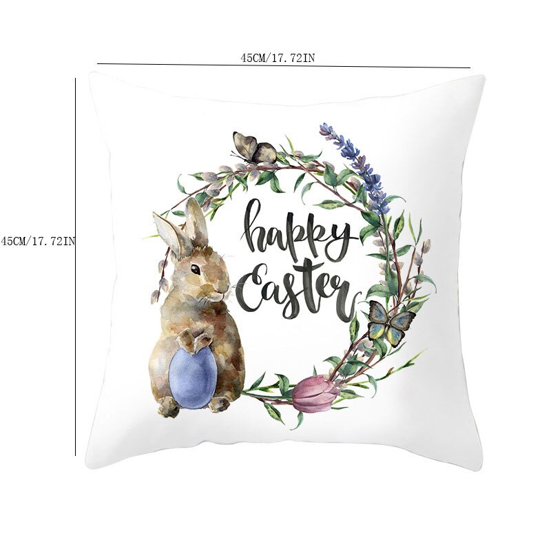 Kids Kussensloop Brief Kussenhoes 45*45 Sierkussen Covers Decor Kussens Bank Polyester Bloemen Home Decor Kussenslopen