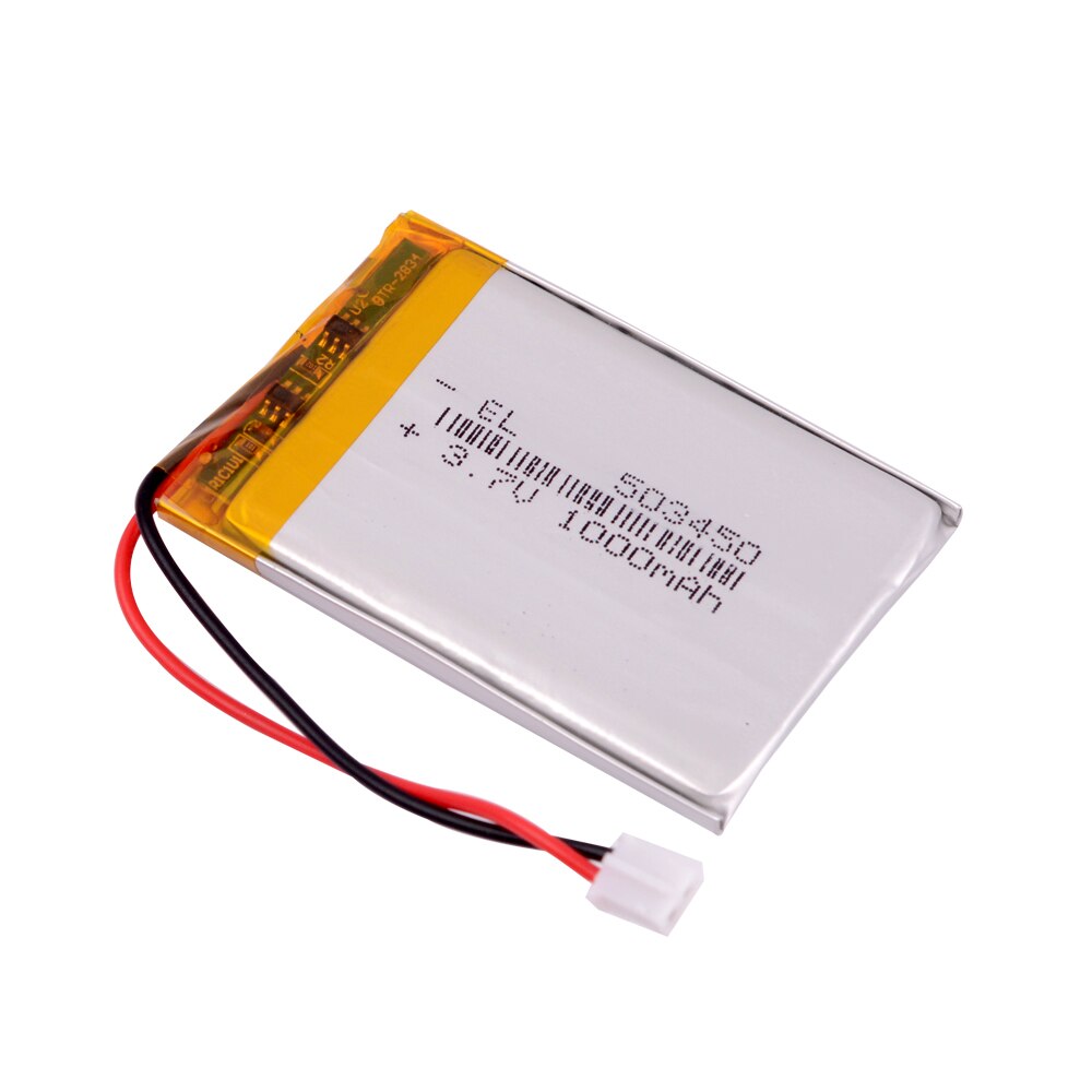 Jst PH2.0 2pin 3.7V 1000Mah 503450 Lithium Polymeer Batterij Vervangen Playstation Gold Headset