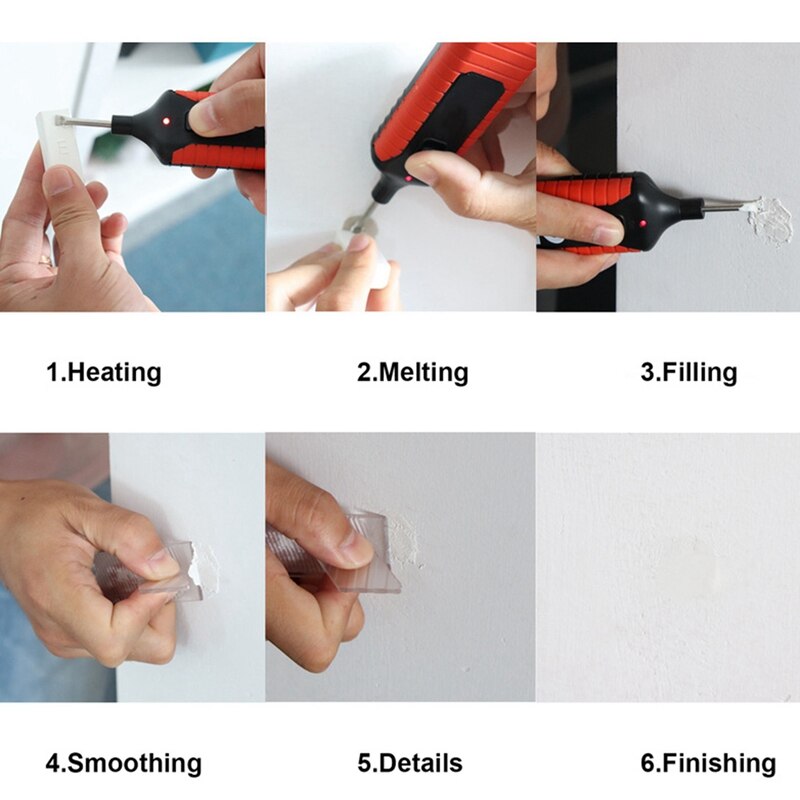 Tile Repair Kit Stone Repair Kit with 8 Blocks of Wax, Tile Space Filling and Repair Tile Paint