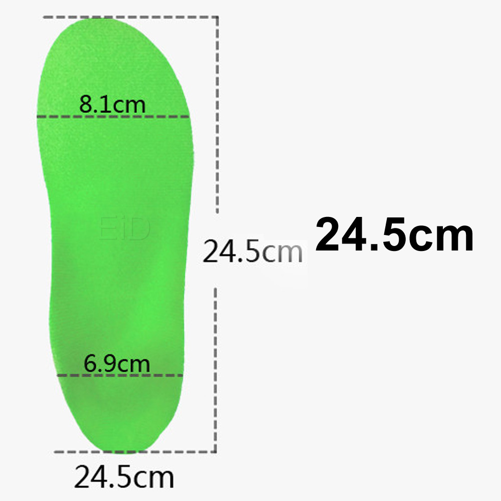 EiD 3D kids children's orthopedic insoles for shoes flat feet Arch Support insole for XO-Legs child Orthotic Insoles Foot Care: Length 24.5cm