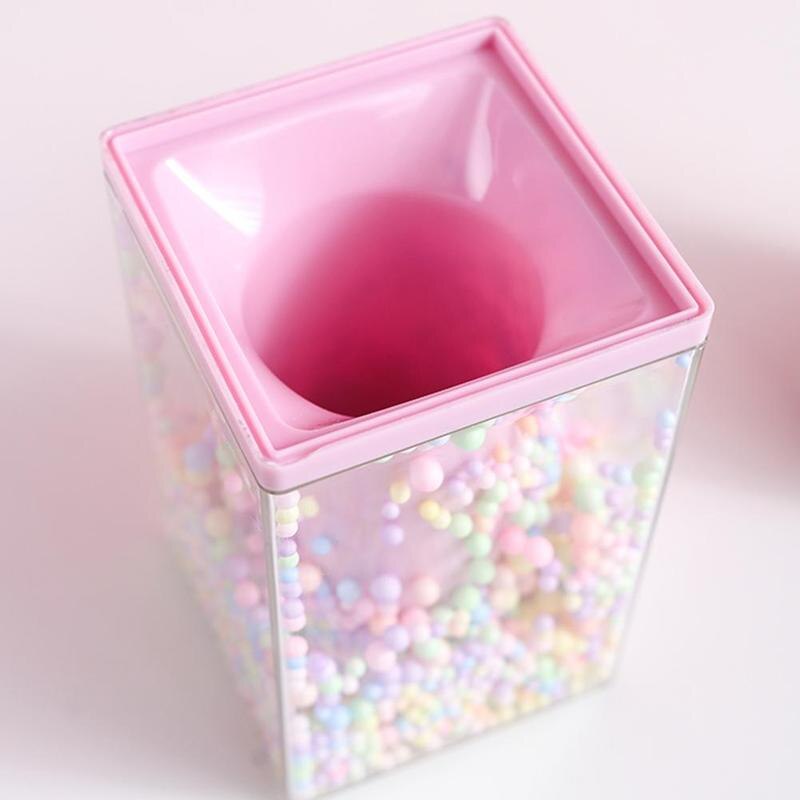 Cute Pen Holder Office Organizer Cosmetic Square Pencil School Pen Supplies Container Stand Office Holders Stationery
