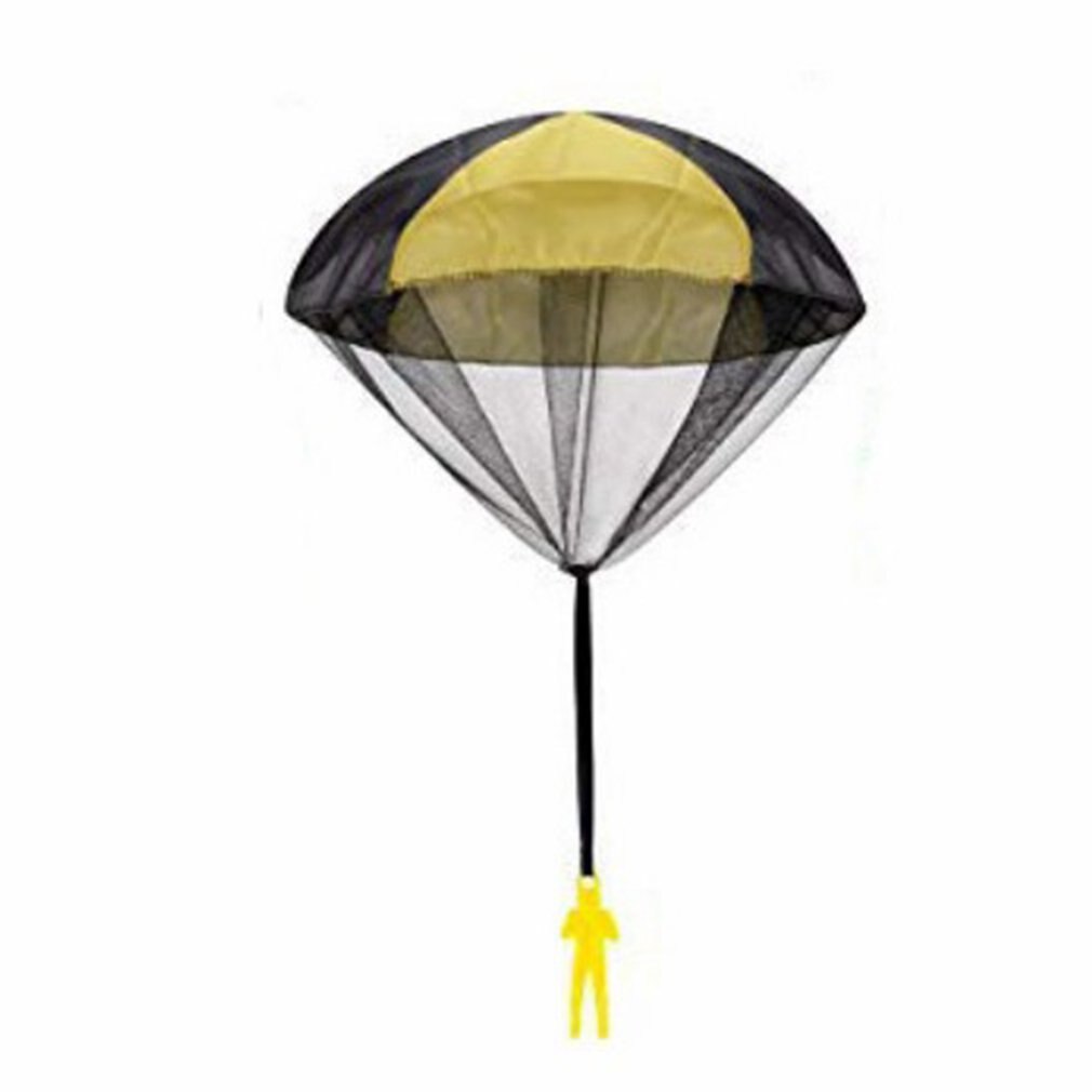 Durable Safe Parachute Kids Hand Throw Parachute Toy Free Toss It Up and Watch Landing Assorted Colors: 4