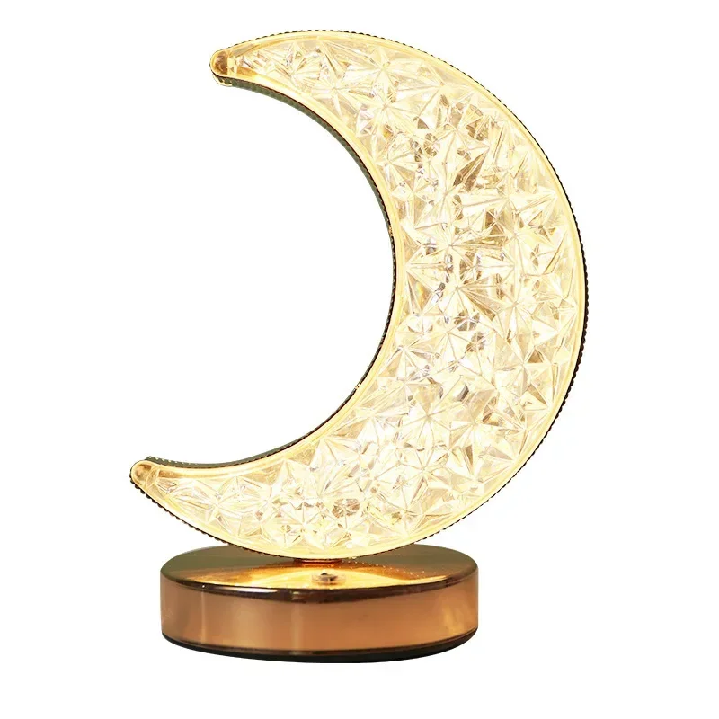 LED Mond Sterne Baum Deckel Licht Dekorative Nachtlicht Mit Mehreren Beleuchtung Modi Weihnachten Baum Lampen Ornament Für Feste: Braun