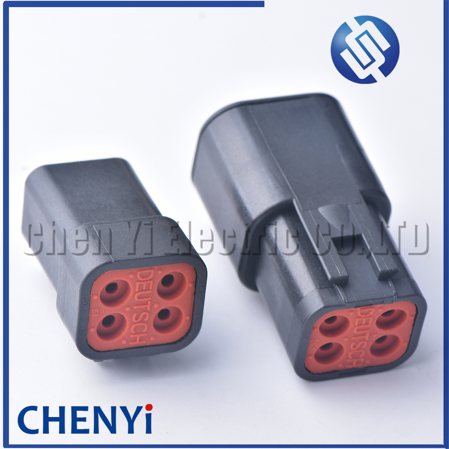 Black DTP series 4 Pin Male Female Automotive Waterproof Connector Plug DTP06-4S DTP04-4P For cummins ECM Power Connector Module