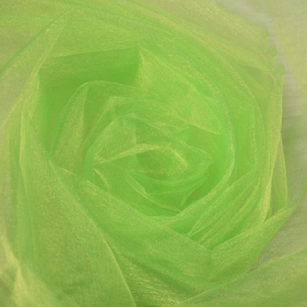 Organza-tejido puro de Organza para decoración de fondo de boda, productos textiles para el hogar, 500CM x 48CM, decoración de habitación: E
