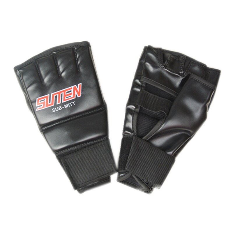 Guantes de boxeo de cuero Pu MMA Muay Thai, manoplas para entrenamiento, gimnasio y T8