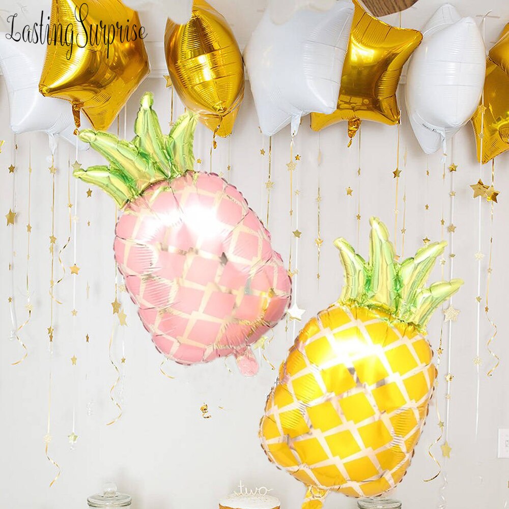 Summer Party Big Balloon Pineapple Flamingos Watermelon Hawaiian Party Decoration Wedding Deco Summer Balloons Kids Birthday