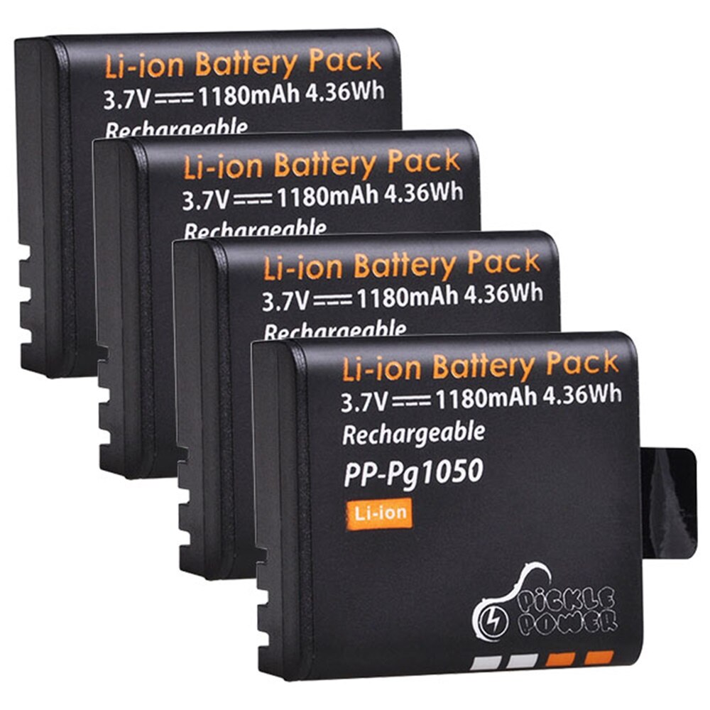 Batería y cargador PG1050 de 1180mAh para SJCAM, SJ4000, WiFi, SJ5000, WiFi Plus, M10, SJ5000 plus, SJ6000, SJ7000: 4  Battery