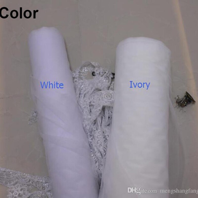 Beautiful Short Elbow Length Tull Bridal Veil Romantic 3-Layers Wedding Veils With Comb Velos De Novia