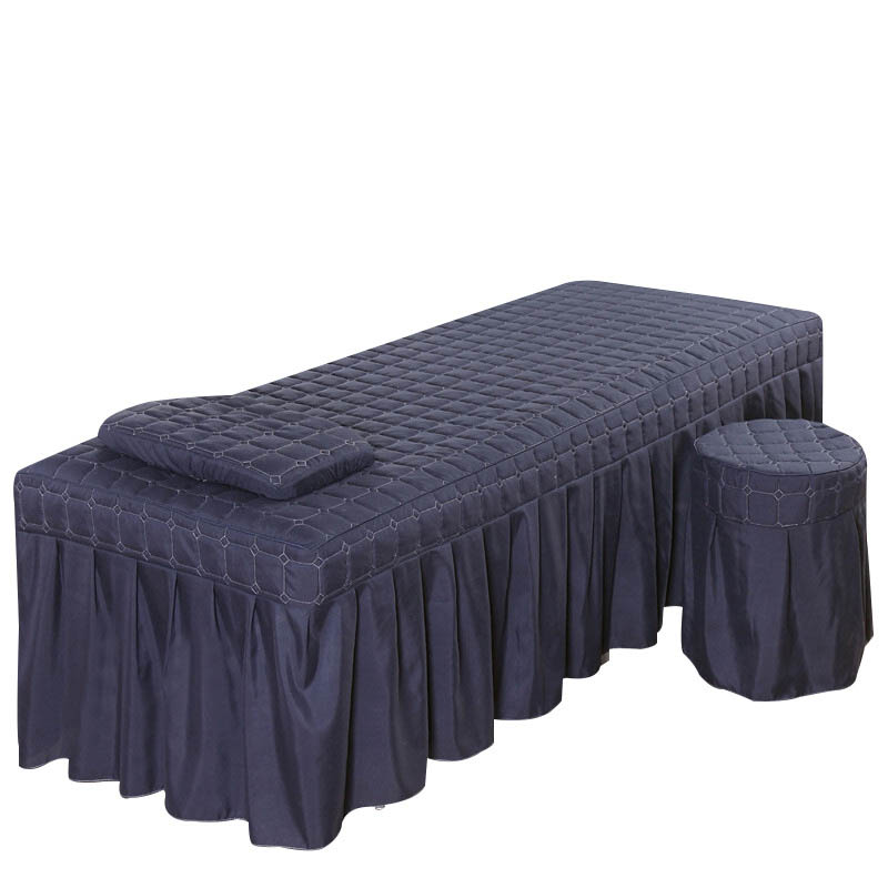 Massage Tafel Laken - Effen Kleur - Polyester Katoen Mix - Met Gat voor Salon & Thuisgebruik
