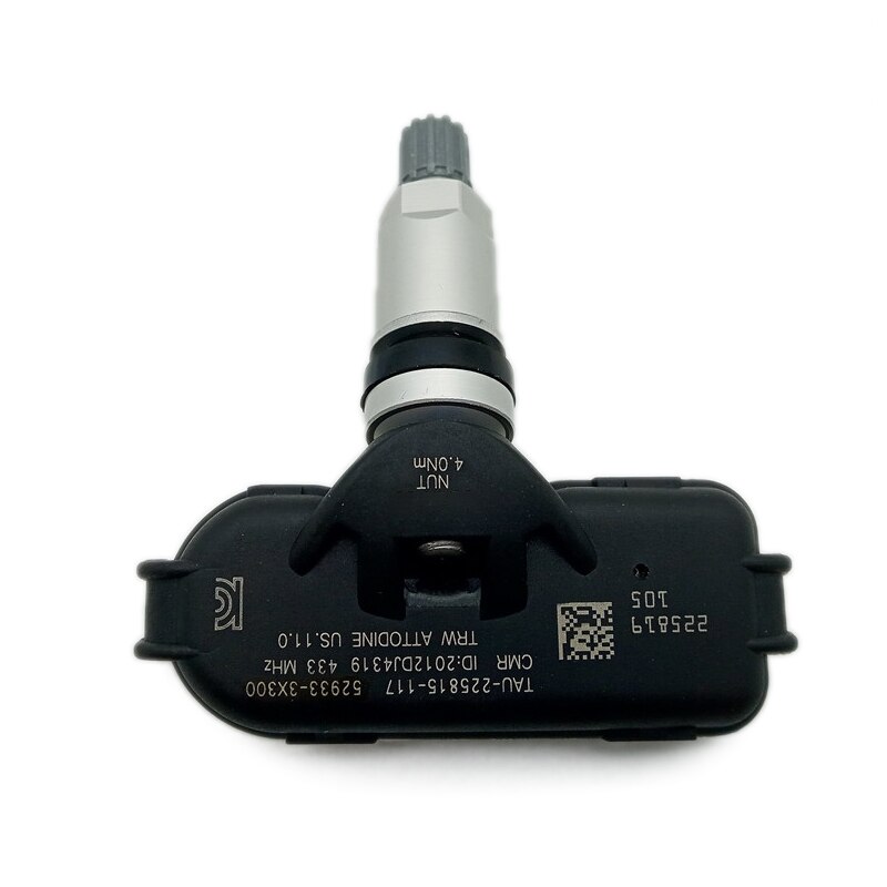 Tpms 52933-3X300 Voor Hyundai Elantra C-Groen Voor Kia Pride Rio 433Mhz Bandenspanning Monitor Sensor Systeem 52933-3X300 4 Pcs