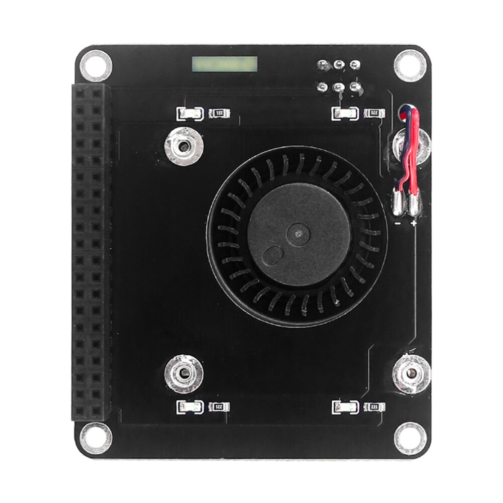 Mini Heat Dissipation Easy Install With Switch LED Cooling Fan Module DC 5V Practical For Raspberry Pi 4 Model B