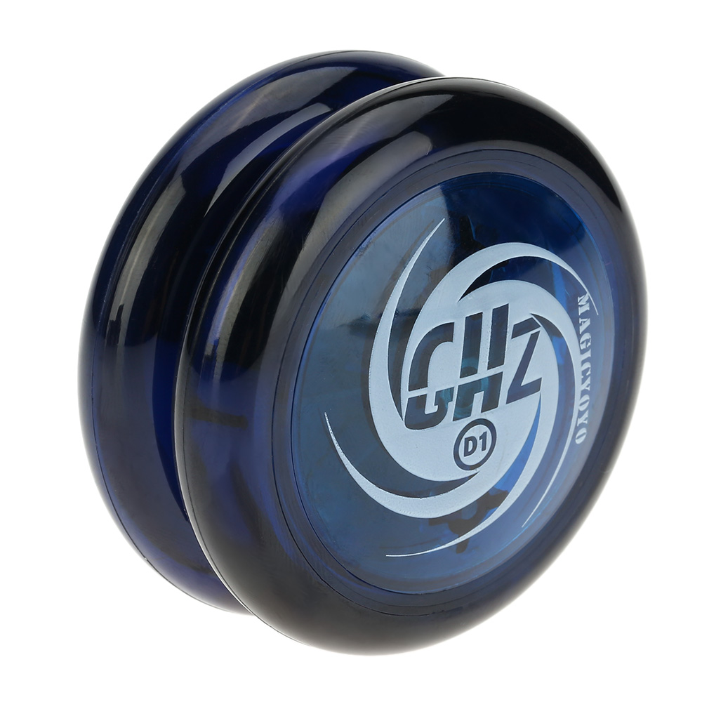 Magic Yoyo D1 Poly Carbonate Plastic Loop Yo-yo Narrow Plain Shaft Star Burst System with Spinning String for Kids: Default Title
