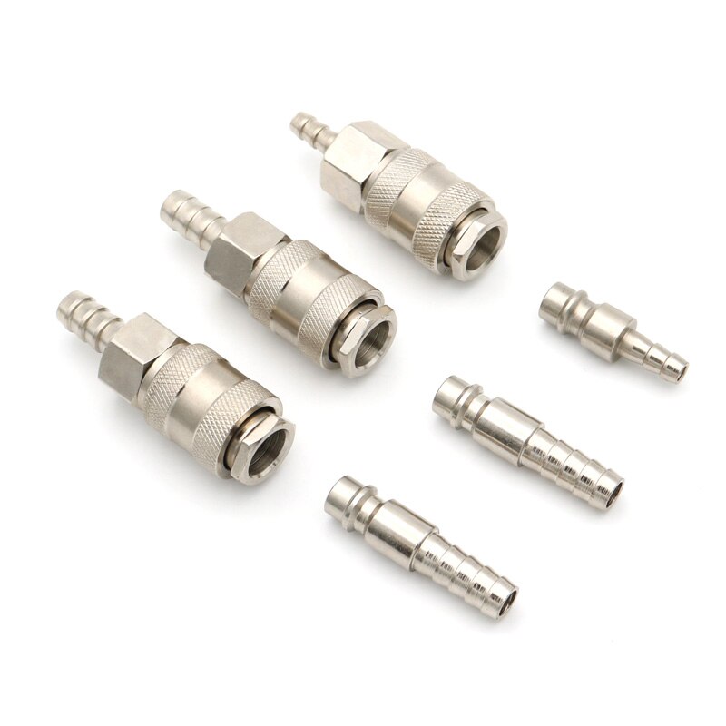 Manguera neumática de 6, 8, 10mm, estándar europeo, UE, Japón, tipo C, conector de liberación rápida, acoplador de manguera para compresor de aire