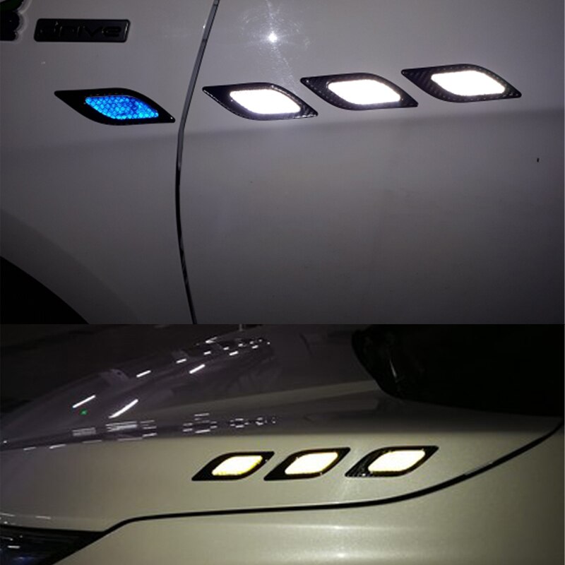 6 teile/satz Auto Lkw Aufkleber Reflektierende Streifen Nacht Sicherheit Warnung Reflektor Band Anti-kollision Dekorative Aufkleber Auto Styling
