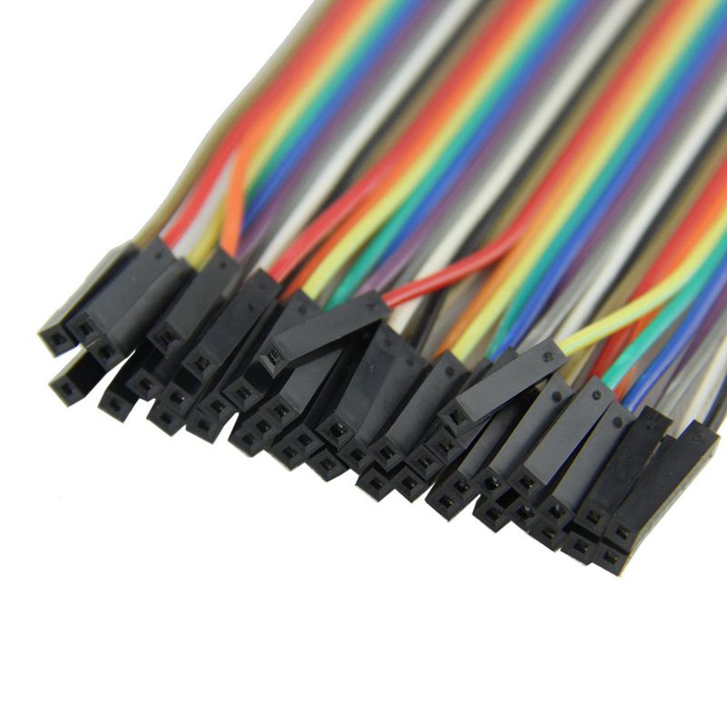 3X 40pcs 10cm Male To Female Dupont Wire Jumper for Arduino Breadboard W2E2