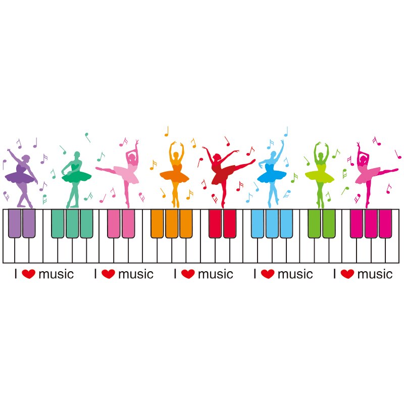 Cartoon Girl Wall Stickers Vinyl DIY Children Mural Decals for House Kids Rooms Baby Bedroom Decoration: girl sticker 4