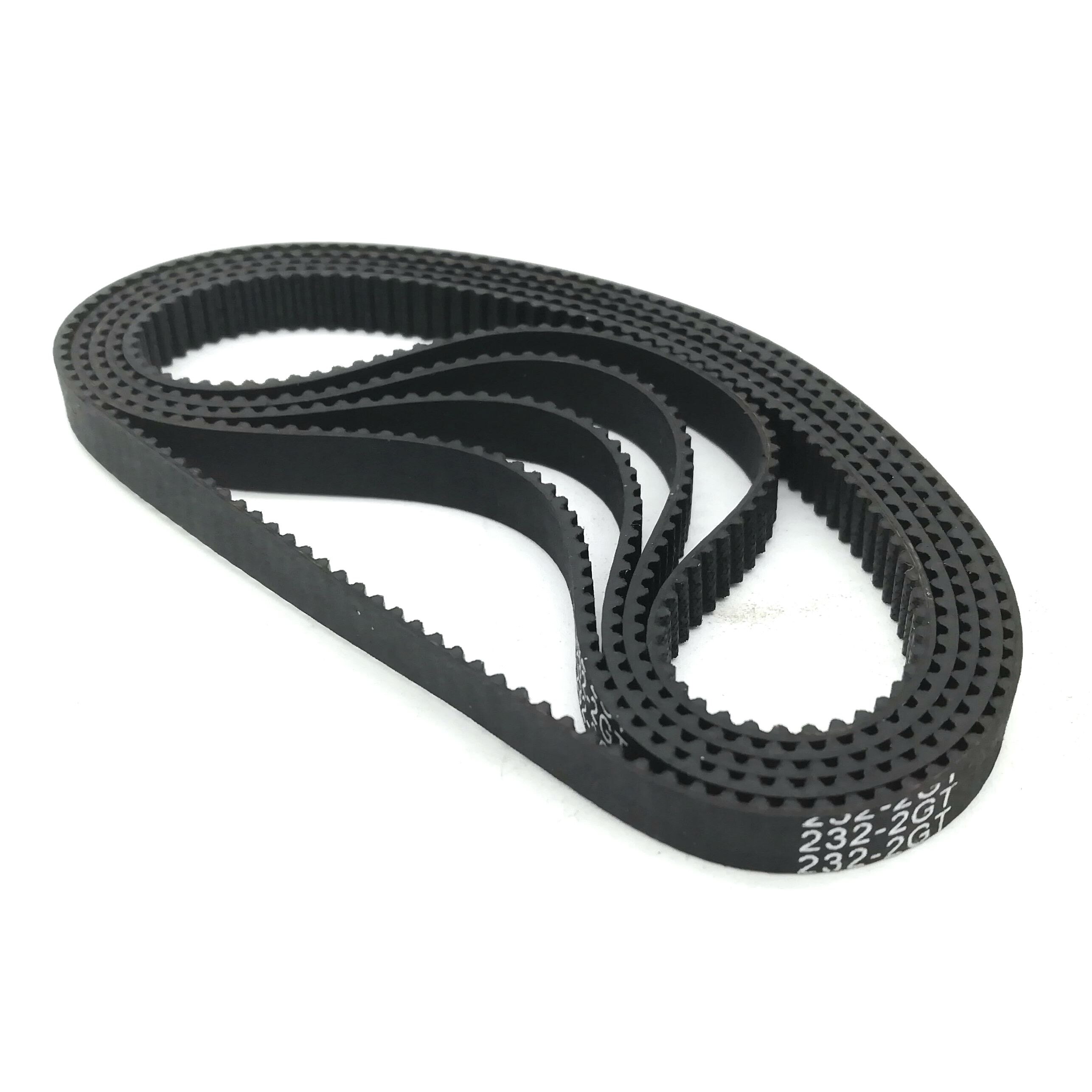 Closed-loop 2GT/GT2 Timing Belt 232mm Length 116 Teeth 6mm Width 232-2GT-6