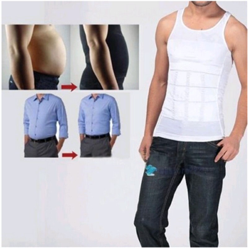 Mężczyźni ciała odchudzanie brzucha kształtownik kamizelka bielizna kształtownik brzuch talia pas gorset utrata tkanki tłuszczowej na odzież robić rzeźbienia ciała Shapewear koszula