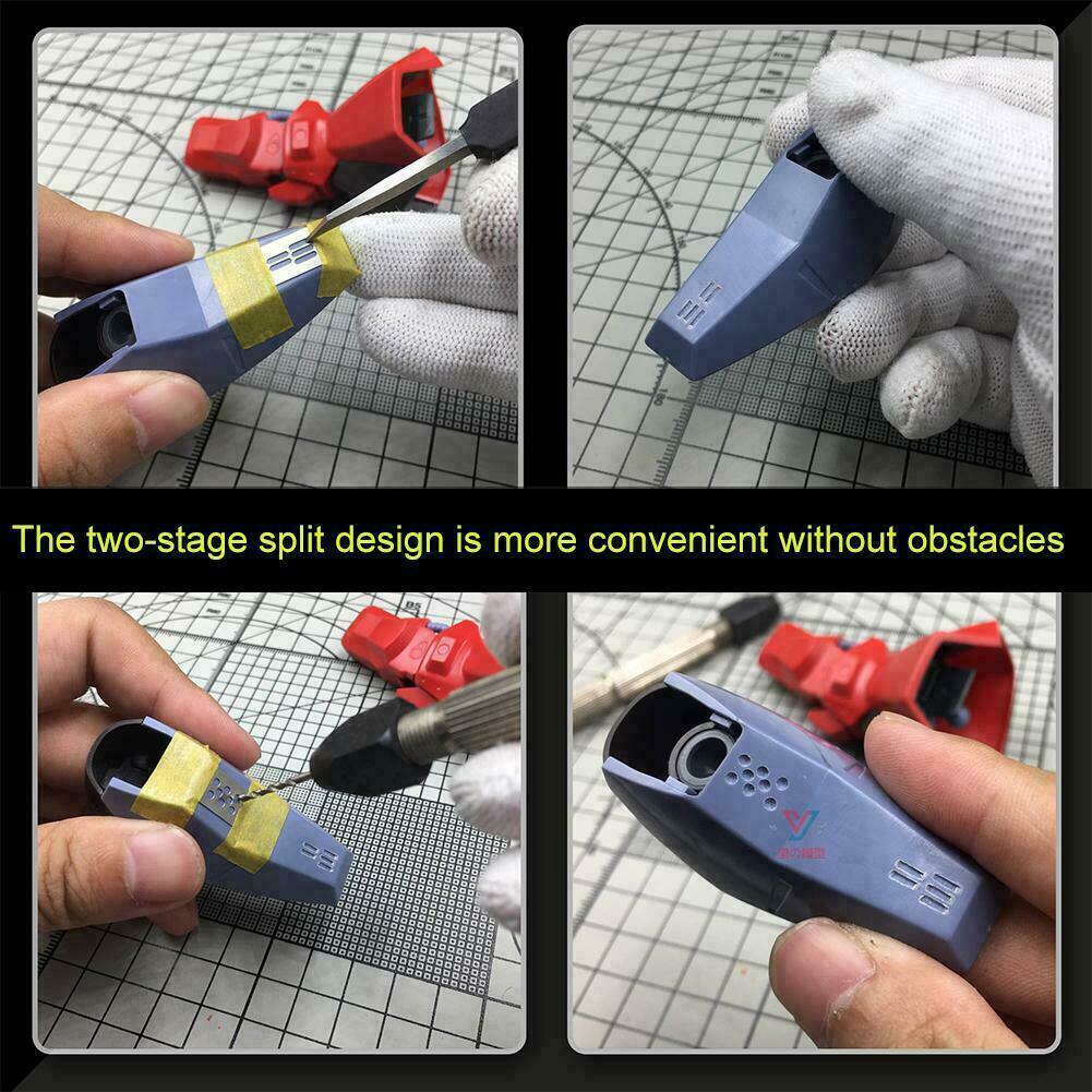 Portable Carving Auxiliary Ruler DIY Making Manual Craft Details Renovation Split Model Stainless Steel