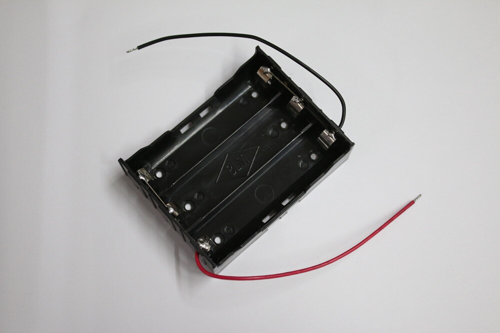 10pcs 3 Pack 18650 Battery Box 3x18650 battery case holder with wire