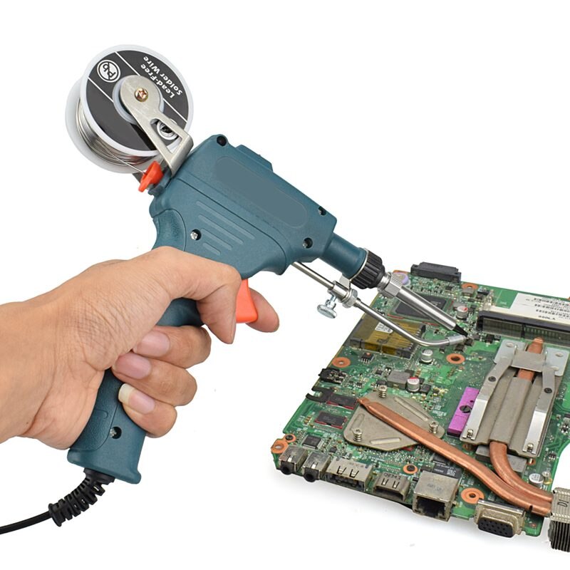 Us Plug 110V 60W Hand-Held Internal Heating Soldering Iron Automatically Send Tin With Power Switch Welding Repair Tool