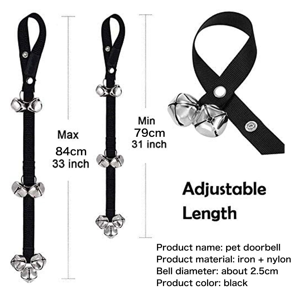 Timbre de perro Universal para entrenamiento canino, accesorios de timbre de perro para entrenamiento canino, timbre de puerta, herramienta para mascotas