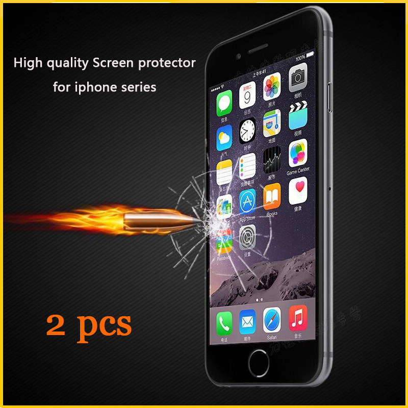 Gehard Glas voor iphone 5 5s 6 6s 7 7p Glas LCD Screen Protector Film Beschermende Glas voor iphone 8 8p x xr Sticker
