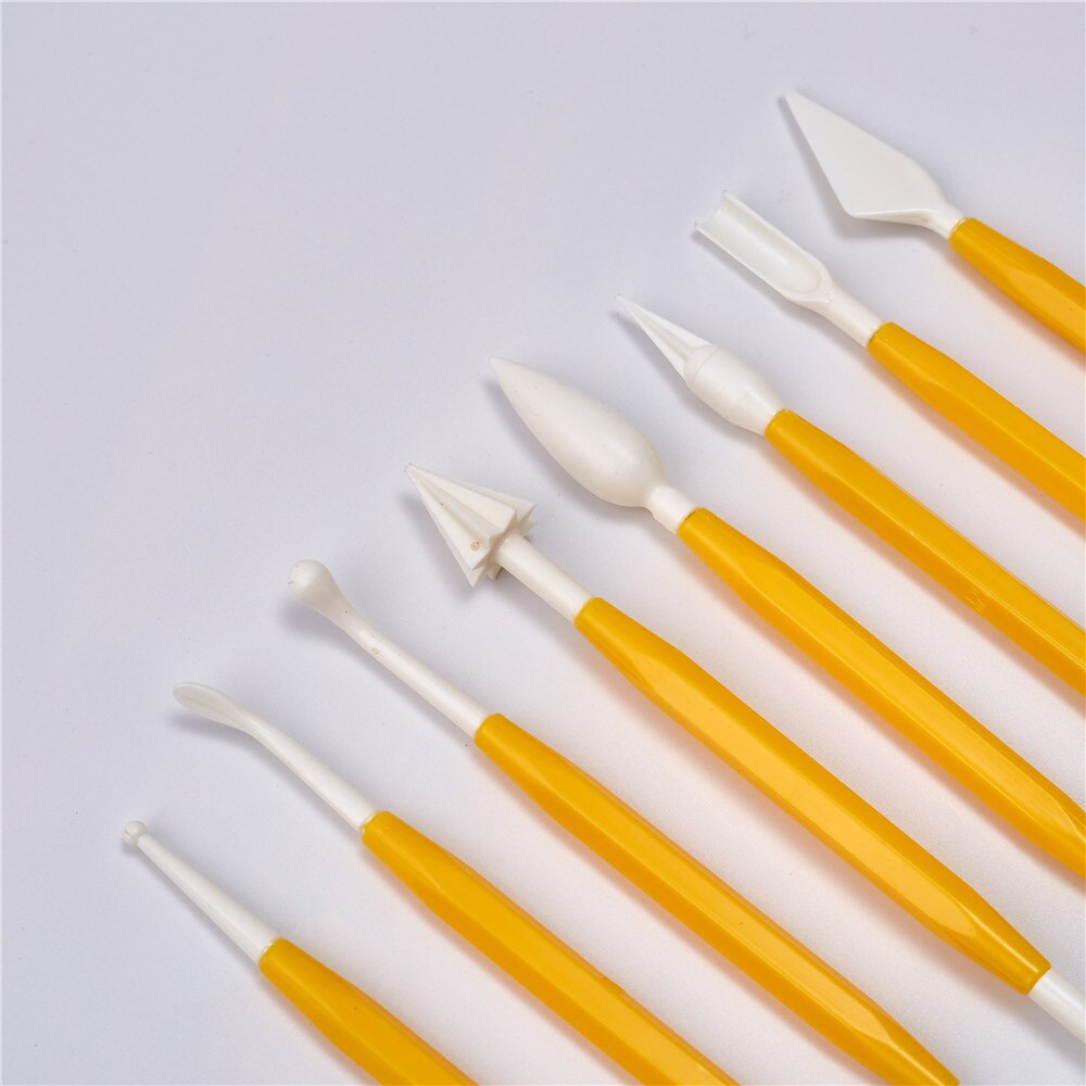 Clay sculpture art tools eight plastic children clay sculpture clay pottery diy tools