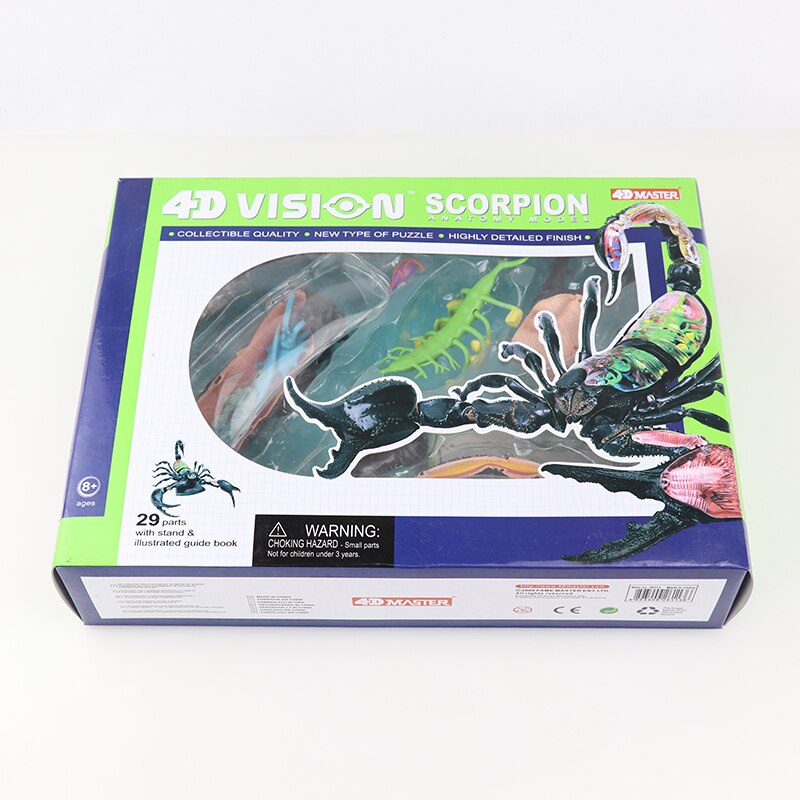 Simulatie dier pop 4d meester puzzel assemblage speelgoed wezen gevogelte kat hond paard varken haai walvis orgaan anatomie: Schorpioen