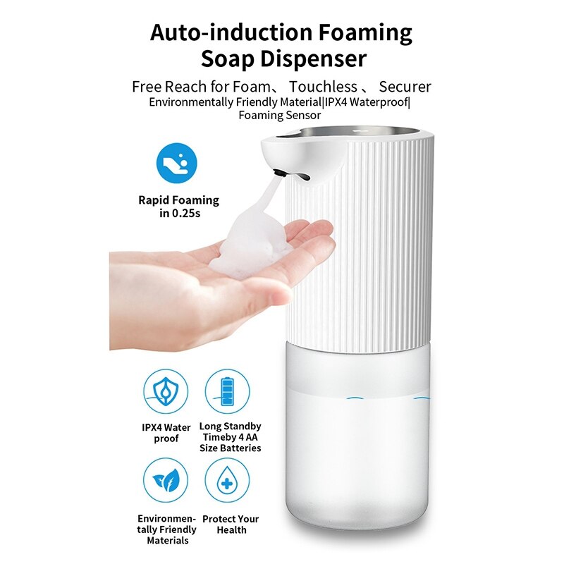 350Ml Automatic Foam Soap Dispenser Infrared Motio... – Grandado