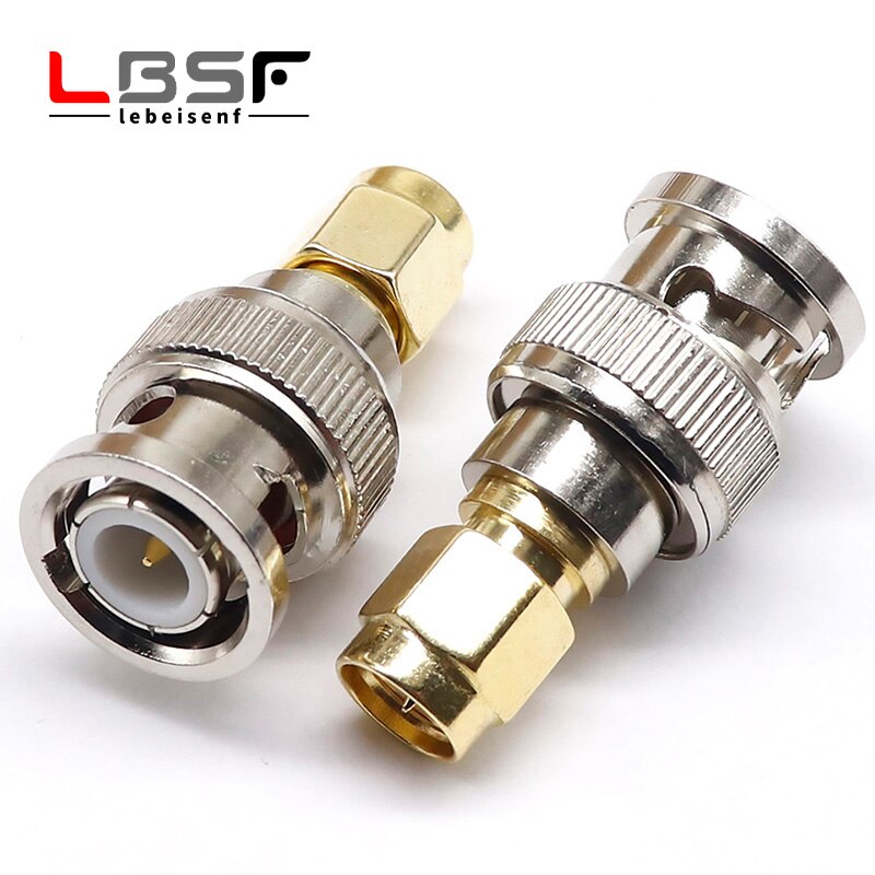 Sma Male Naar Bnc Male Sma/BNC-JJ SMA-J/BNC-J Walkie-Talkie Antenne Connector Feeder Adapter