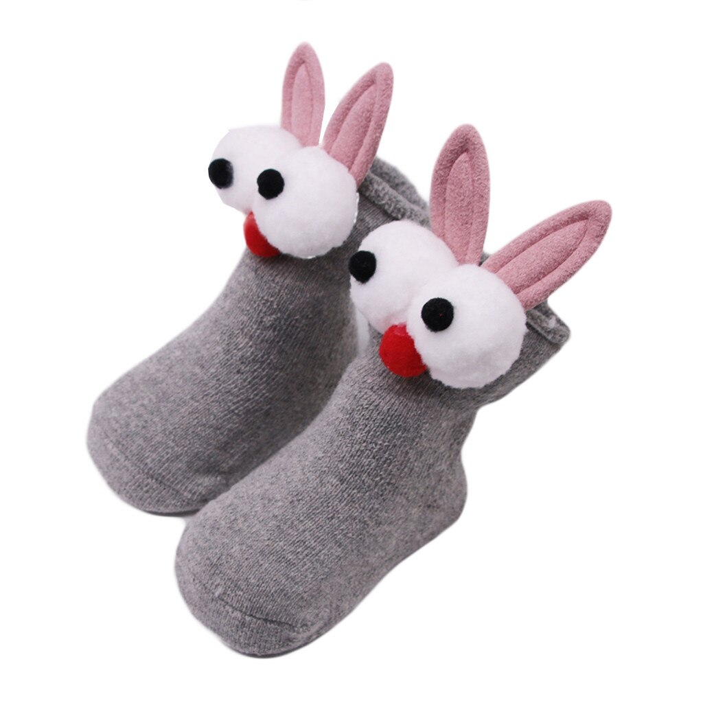 Calcetines de algodón antideslizantes con dibujos animados para bebés, calcetín para niños y niñas: GY