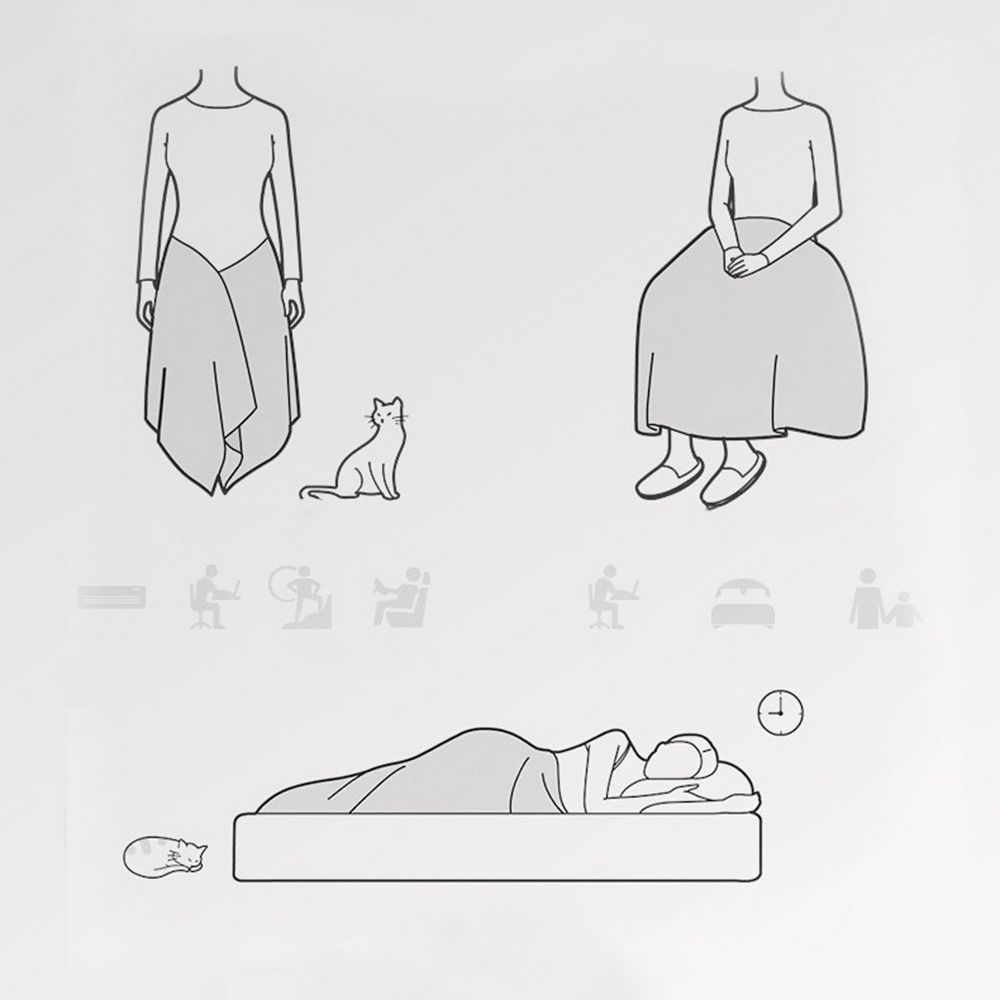 10070cm Camping Warm Cozy Lightweight Fuffy Throw Flannel Solid Color Blanket