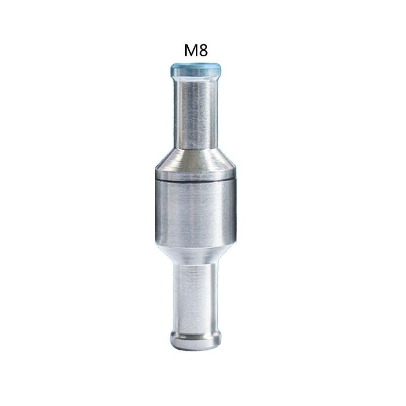 6/8/10/12mm ikke-retur envejs brændstofkontrolventil aluminiumlegering benzin til bilbiler olie vandpumper: M8