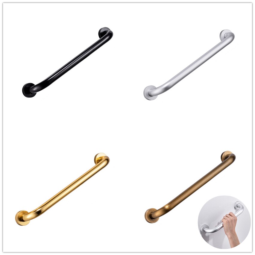 Grab Bars Ruimte Aluminium 30/40/50 Cm Badkamer Bad Leuning Grab Wc Douche Baden Rechte Veiligheid Ondersteuning Handvat Handdoek rack