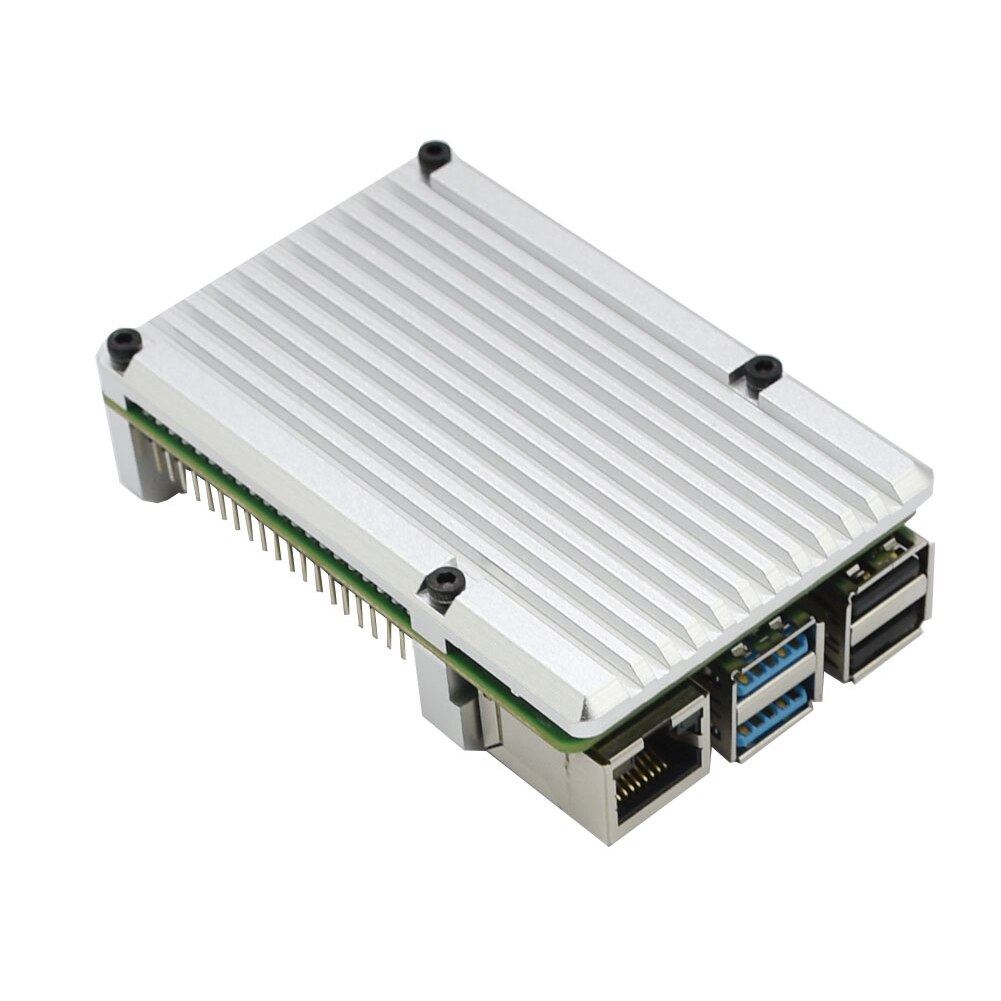Behuizing Cover Installeren Aluminium Signal Tool Duurzame Beschermende Case Box Behuizing Shell Praktisch Voor Raspberry Pi 4B