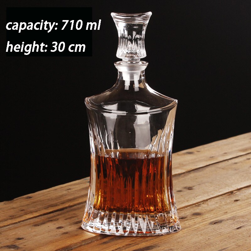 exquisit Karaffe Whiskey kristall glas wein flasche Karaffe flasche familie wein glas einstellen