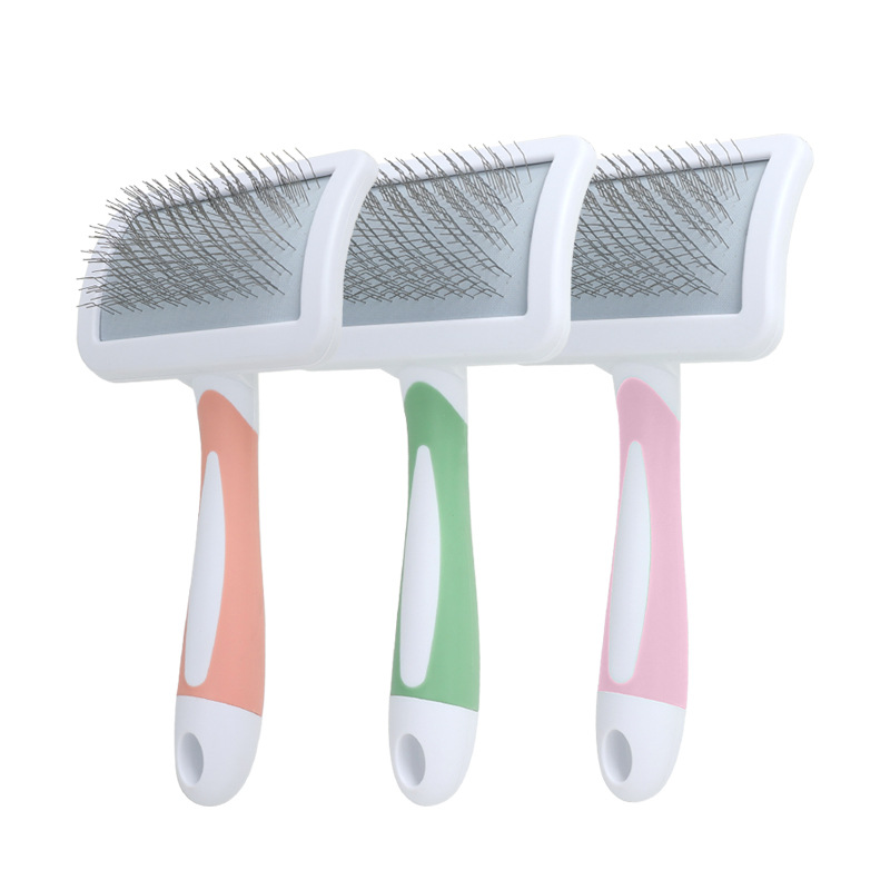 Peine para quitar el pelo de mascotas, cepillo para perros y gatos, aseo de pelo largo, cepillo para gatos de interior, removedor de pelo, limpieza, rebanador de belleza, suministros para mascotas
