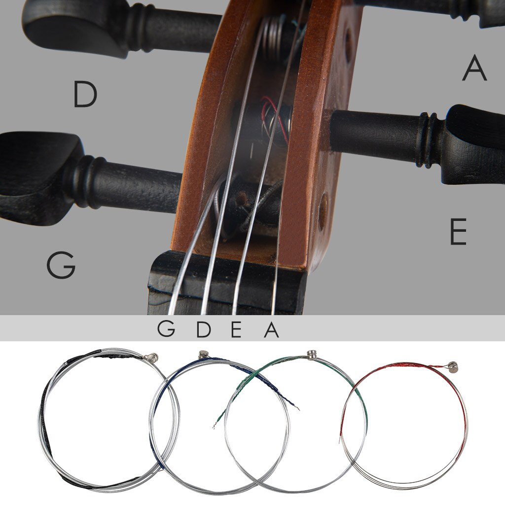 Full Set Violin Strings 4/4 3/4 1/2 1/4 1/8 Strings Strong Instrument Bright