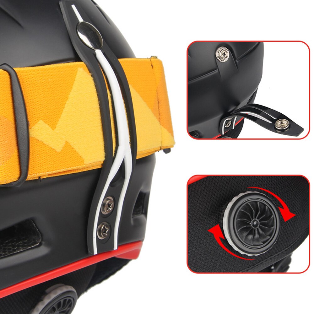 Bicycle Helmet Winter Outdoor Sports Safety Helmet Men Women Light Crash Snow Helmets Integrally-molded Skiing Skate Helmets