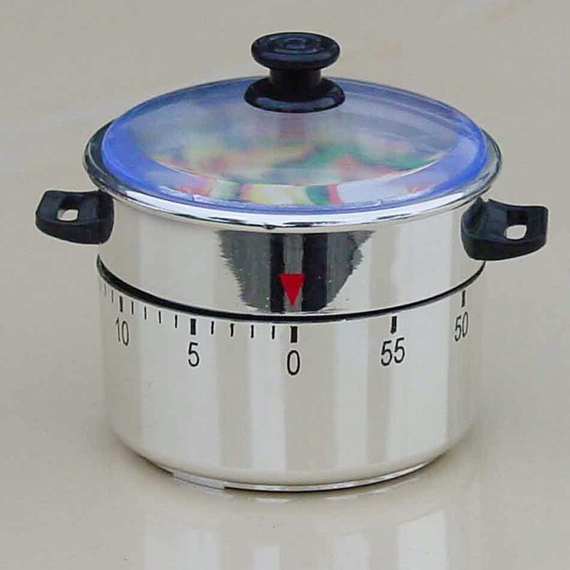 Pot forme cuisine outil Gadgets cuisine minuterie cuisson rappels outils compte à rebours alarme rappel 60 Minutes minuterie mécanique
