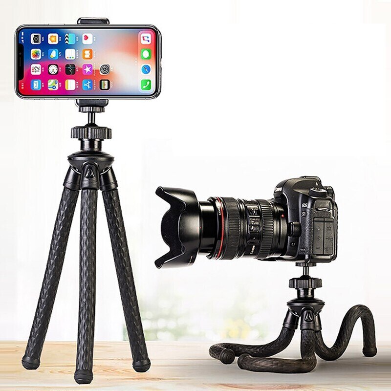 Flexible Octopus Tripod SLR mini tripod stand stabilizer tripod portable handheld stand for iPhone xiaomi 2 in 1 tripod
