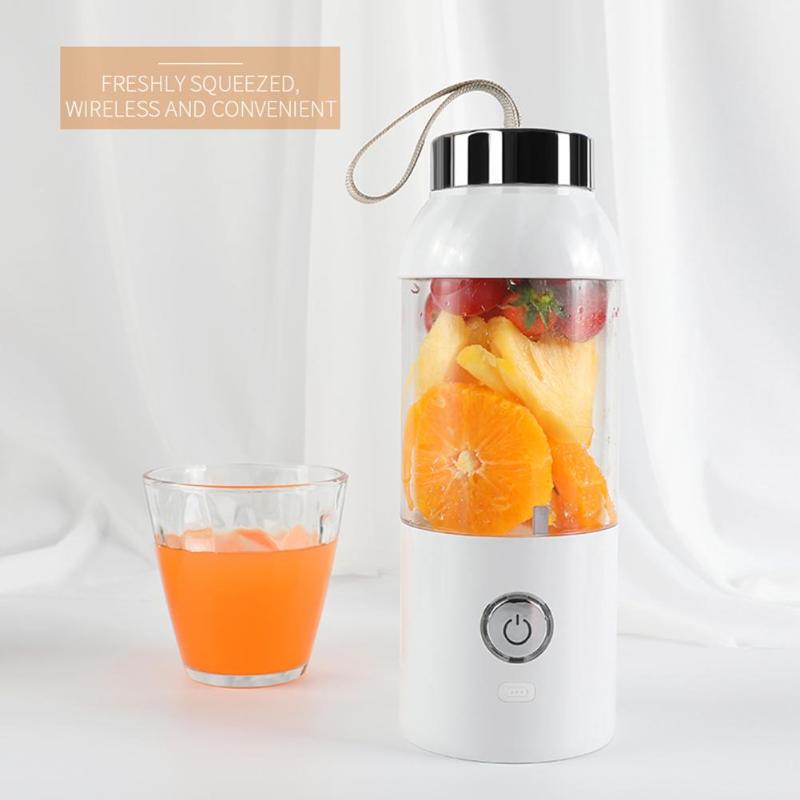 500Ml Usb Opladen Blender Mixer Draagbare Juicer Machine Sap Fruit Maker Blender Oplaadbare Mini Sap Maken Cup