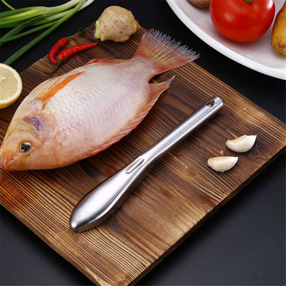 Koken Gereedschap Vis Schoonmaken Mes Skinner Vis Huid Schraper Rvs Schubben Vissen Reiniging Remover Keuken Gadget