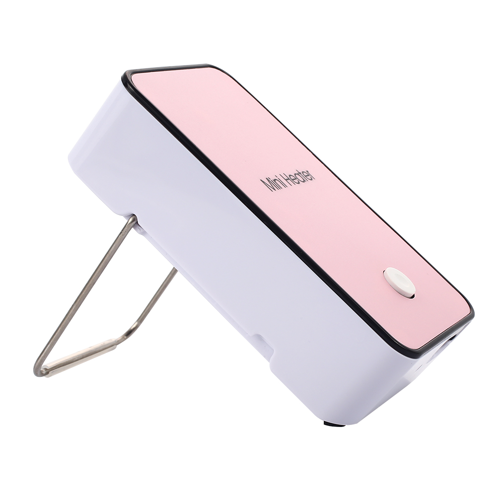 Varmelegeme mini varmelegeme rejse 110v / 220v radiator desktop kontor luftblæser mini elvarmer søde abs hjem stuer: Lyserød 110v