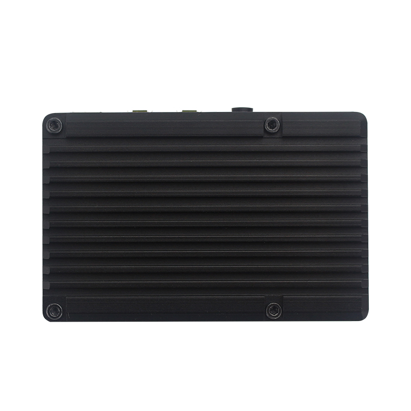 Raspberry Pi 4 Aluminium Case CNC Black Box Armour Shell voor Raspberry Pi 4 Model B