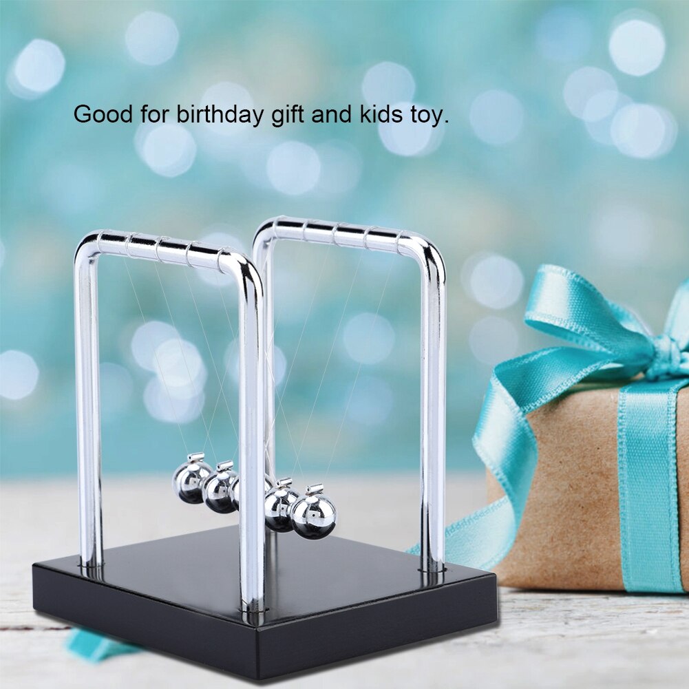 Home Decor 's Cradle Balance Steel Balls Physics Science Pendulum Ornaments Toy Desk